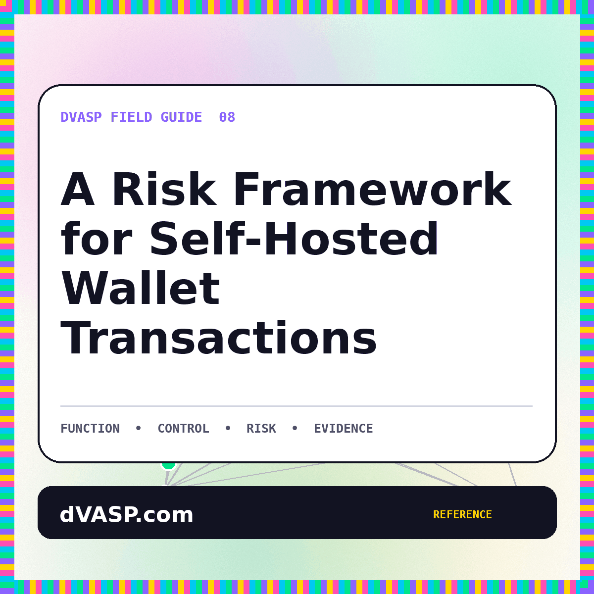 Neon wallet and risk-routing diagram for self-hosted wallet transactions